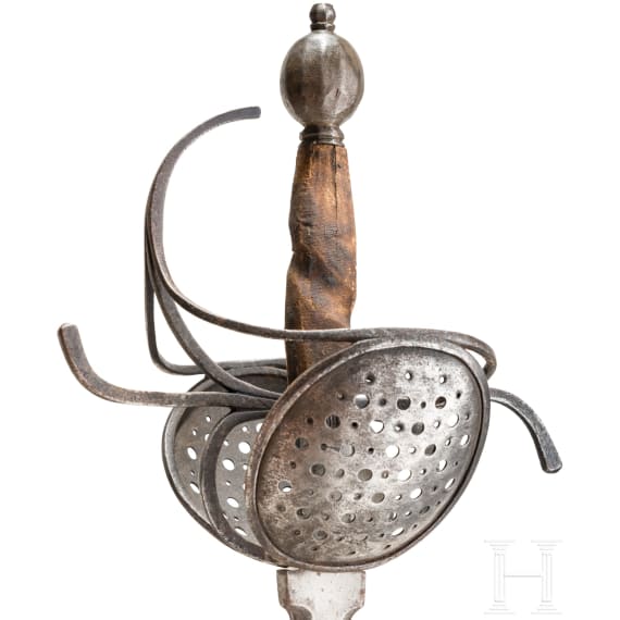 A German military rapier of the Pappenheim type, circa 1620