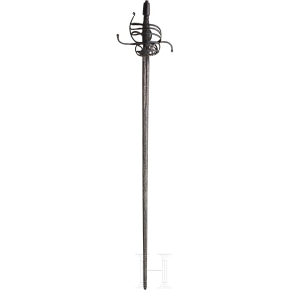 An Italian military rapier, circa 1620