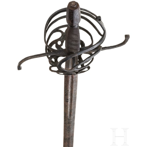 An Italian military rapier, circa 1620