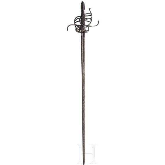 An Italian military rapier, circa 1620