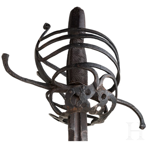 An Italian military rapier, circa 1620