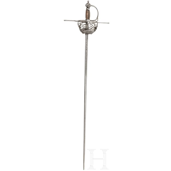 A Spanish swept hilt rapier, 17th century