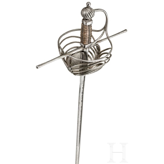 A Spanish swept hilt rapier, 17th century