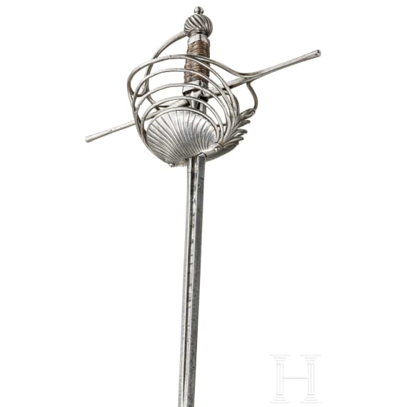 A Spanish swept hilt rapier, 17th century