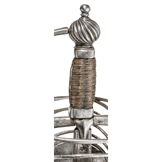 A Spanish swept hilt rapier, 17th century