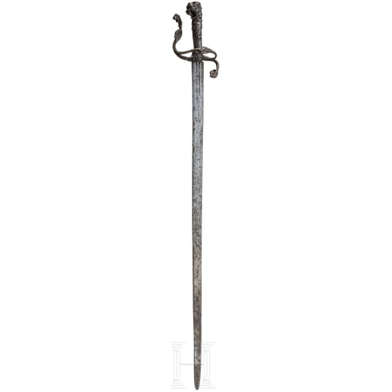 A German campaign sword, ca. 1650