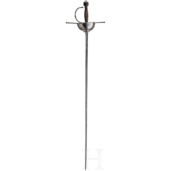 A Spanish cup-hilt-rapier, late 17th century
