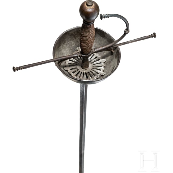 A Spanish cup-hilt-rapier, late 17th century