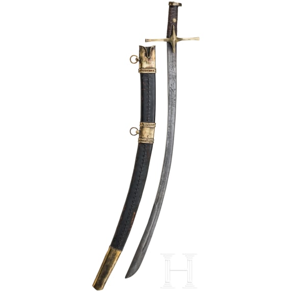 A Polish or Hungarian hussar's sabre, circa 1700