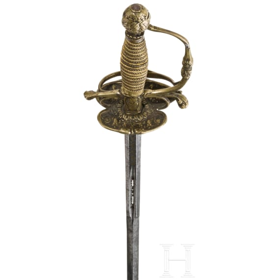 An Italian officer's small-sword, circa 1720