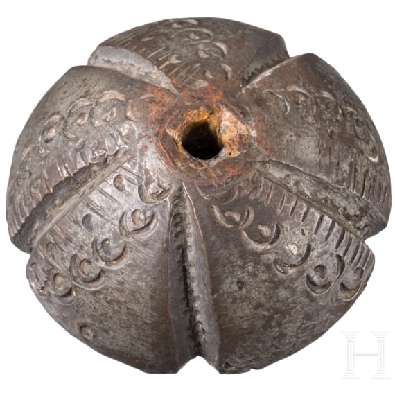 A pommel of a South German two-handed sword, circa 1580