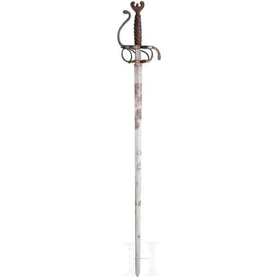 A rapier in the style of ca. 1600, historicism using some old parts, circa 1900