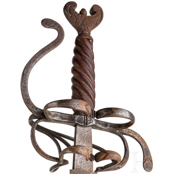 A rapier in the style of ca. 1600, historicism using some old parts, circa 1900