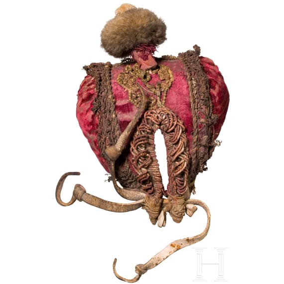 A German falcon's hood, 17th century