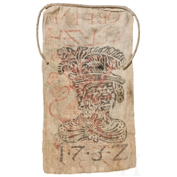 A German hunting cloth from Hesse-Darmstadt, dated 1732