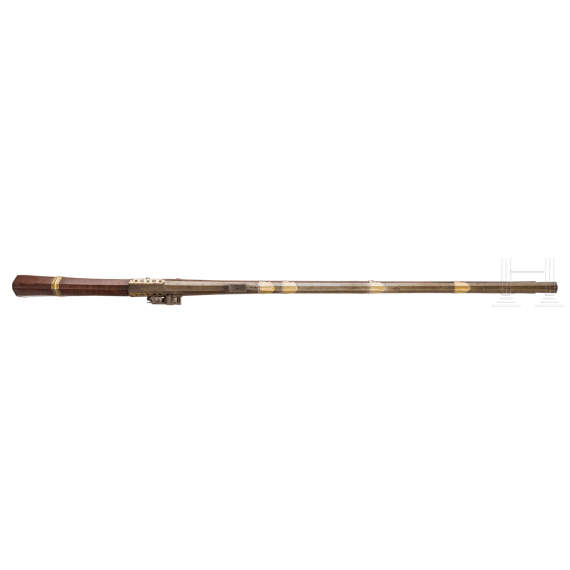An Ottoman miquelet lock rifle (tufek), circa 1800