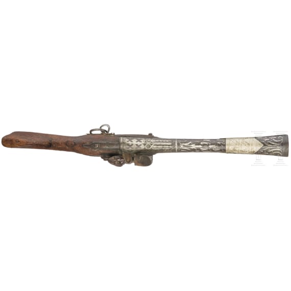 An Ottoman flintlock tromblon pistol, 1st half of the 19th century