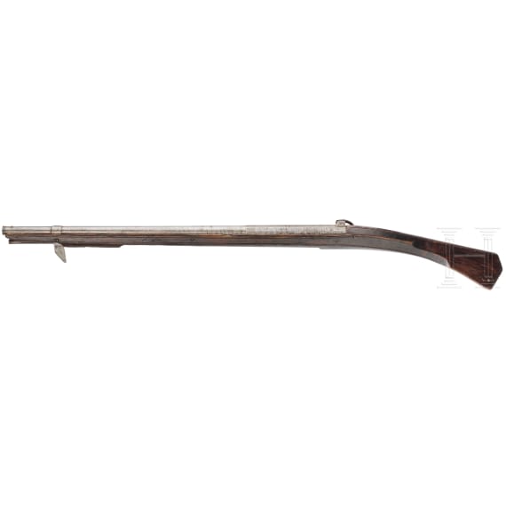 A German matchlock arquebus with push-button trigger, circa 1560/70