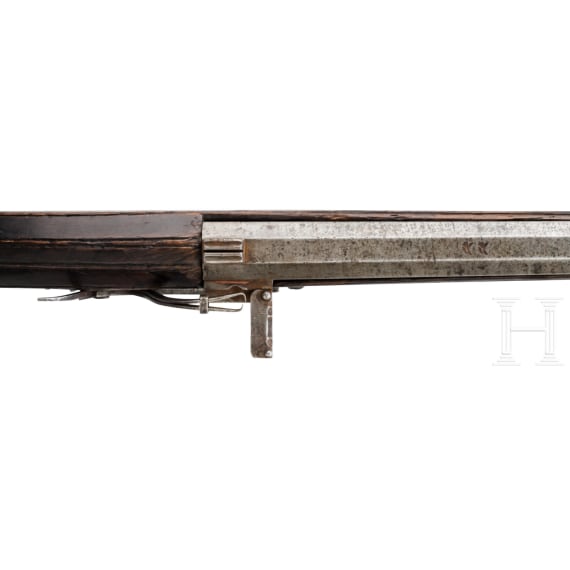 A German matchlock arquebus with push-button trigger, circa 1560/70