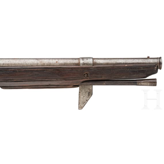 A German matchlock arquebus with push-button trigger, circa 1560/70