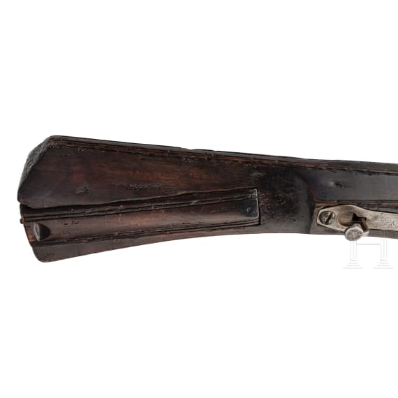 A German matchlock arquebus with push-button trigger, circa 1560/70