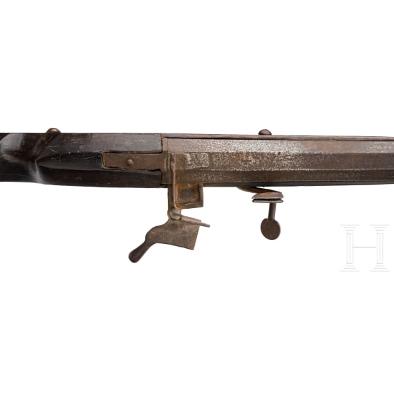 A Dutch matchlock musket, circa 1620