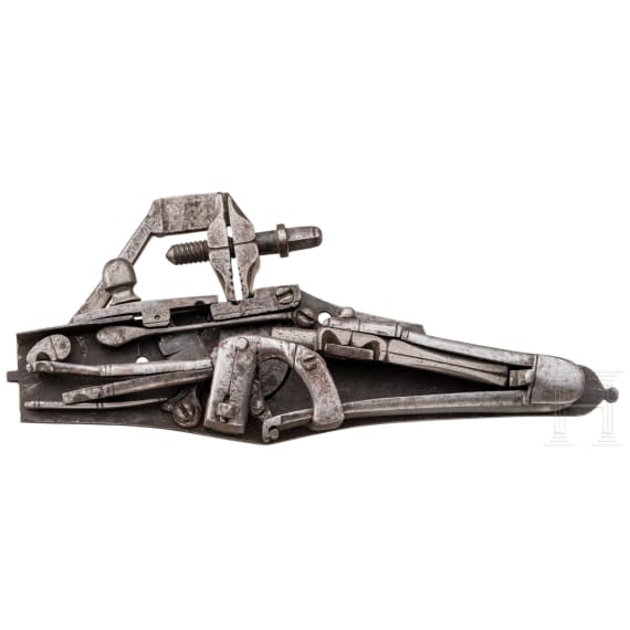 A fine pair of wheellock pistols (puffers) with lavish bone inlays, Suhl, circa 1570/80