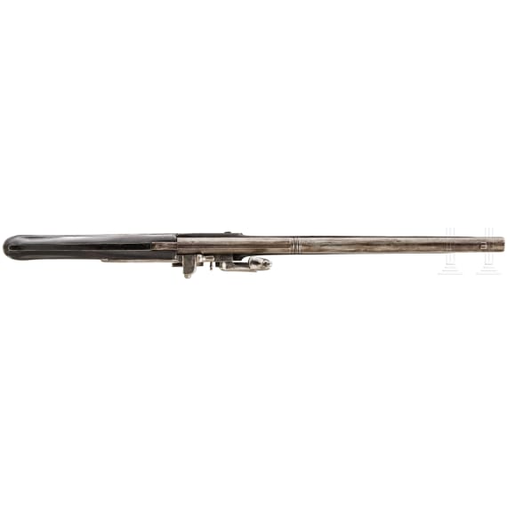 A German wheellock pistol with ebony stock, circa 1630