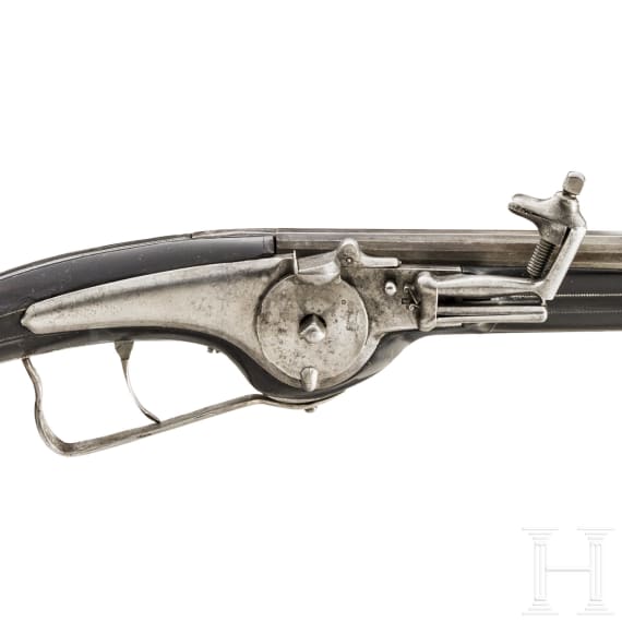 A German wheellock pistol with ebony stock, circa 1630