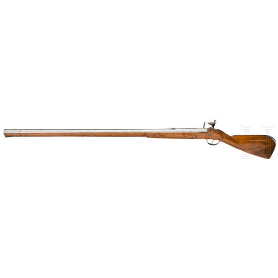 A heavy flintlock rifle from the armoury of the Princes of Salm-Reifferscheidt at Dyck Castle, circa 1700