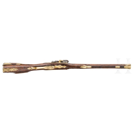 A deluxe flintlock carbine from the armoury of the Princes of Esterh&aacute;zy by Caspar Zellner of Vienna, circa 1720