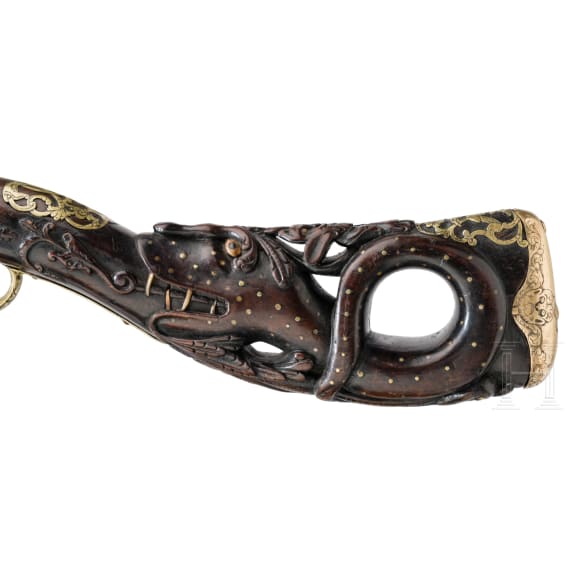 A fine Spanish miquelet smooth-bore rifle by Astiazaran of Guipuzcoa, circa 1800