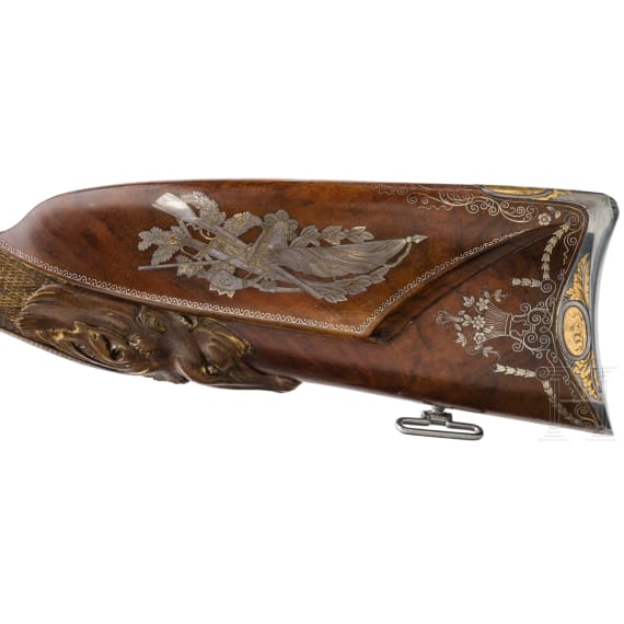 A significant deluxe side-by-side flintlock shotgun by Jean L&eacute;page, Paris, circa 1820