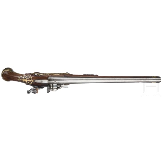 An Italian snaphance pistol, circa 1700