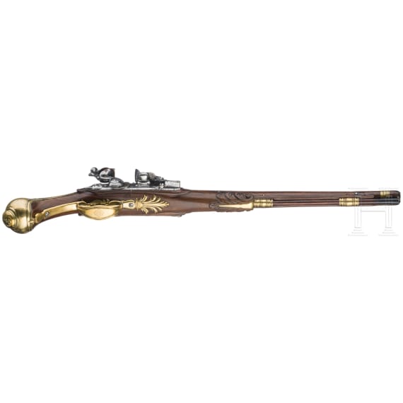 An Italian snaphance pistol, circa 1700