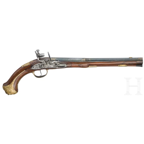 A pair of fine flintlock pistols by Felix Roscher in Carlsbad, circa 1730