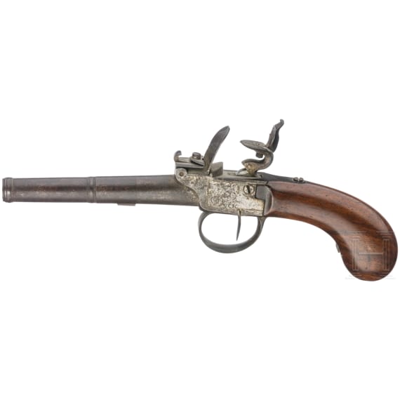 A flintlock pistol by Pierre Greverath &agrave; Dyck, circa 1770/80