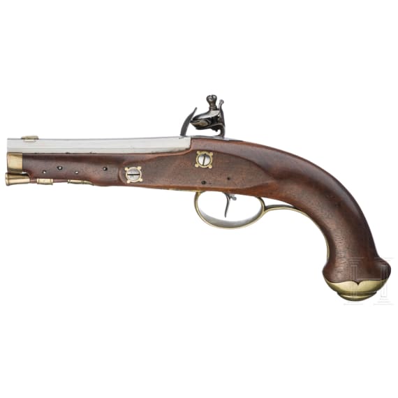 A German flintlock pistol, circa 1780