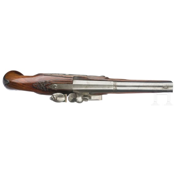 A German flintlock pistol, circa 1800