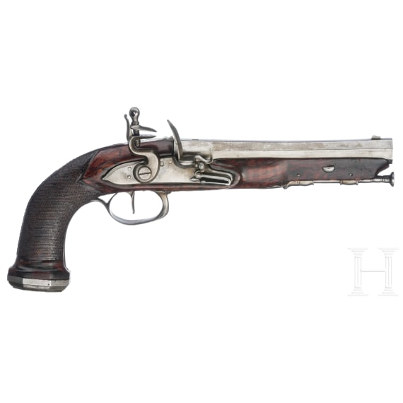 A French flintlock pistol, circa 1810/20