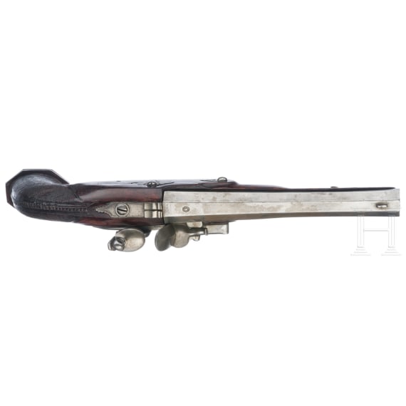 A French flintlock pistol, circa 1810/20