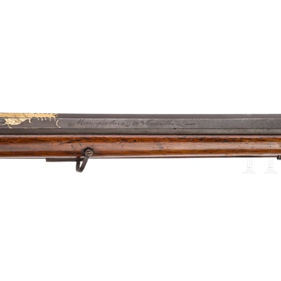 A German percussion rifle with earlier Boutet-barrel, circa 1850