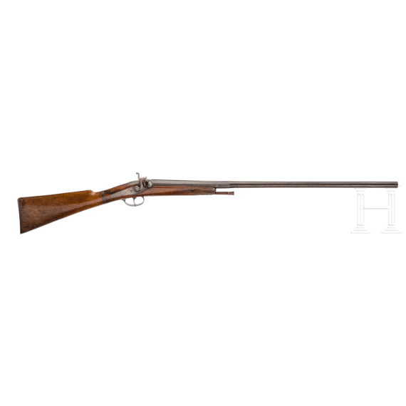 Dismountable percussion shotgun, Li&egrave;ge, around 1860
