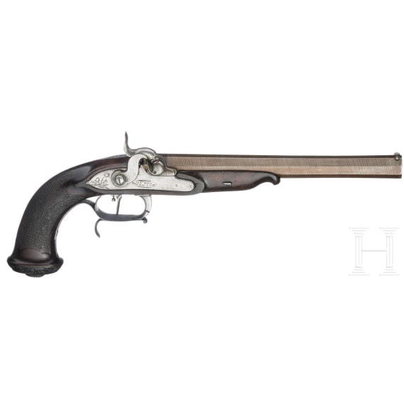 A convertes percussion pistol, Le Page &agrave; Paris, circa 1800