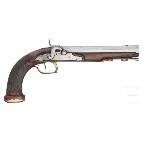An English(?) converted percussion pistol, circa 1820
