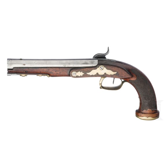 An English(?) converted percussion pistol, circa 1820