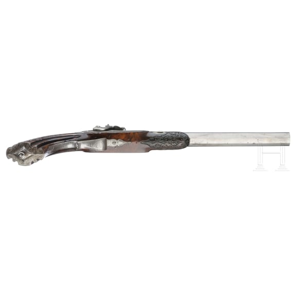 A cased pair of percussion pistols belonging to Honor&eacute; Charles Baston de La Riboisi&egrave;re, Gastinne Renette &agrave; Paris, circa 1850