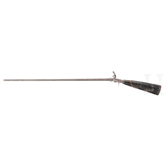 An early air gun with stock reservoir, 18th century