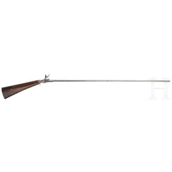 An early air gun with stock reservoir, late 18th century