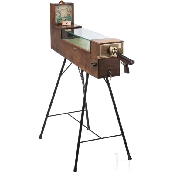 A portable German air pistol indoor shooting range, 2nd half of the 20th century
